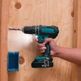 Șurubelniță electrică fără fir + 26 accesorii + 2 baterii